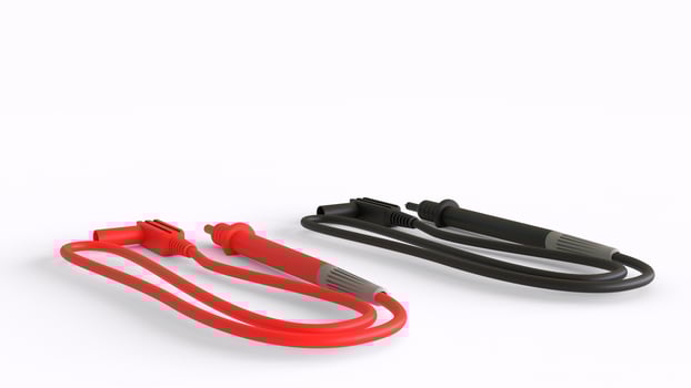 plug cable white background photo