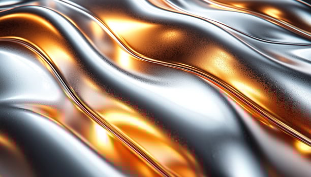 Shiny wave pattern illustration, modern futuristic decoration elegance generated by AI photo