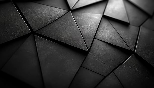 Futuristic steel building with geometric shape and reflection generated by AI photo