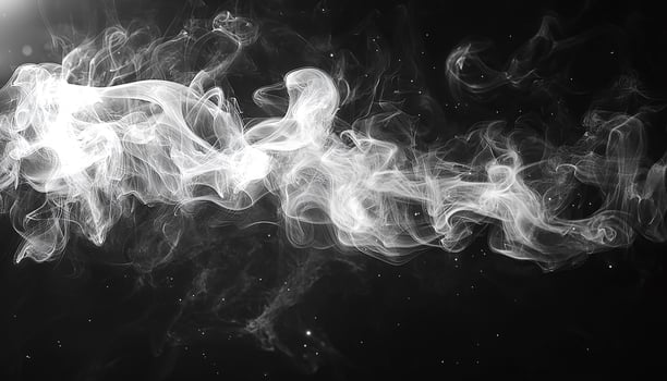 Smooth flowing curve of glowing flame motion backdrop generated by AI photo