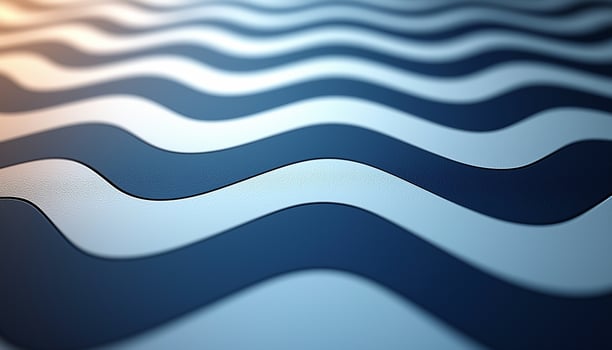 Geometric shape wave pattern decoration modern elegance flow generated by AI photo