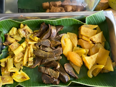 beef offal for indonesian soto.authentic food from indonesia. photo