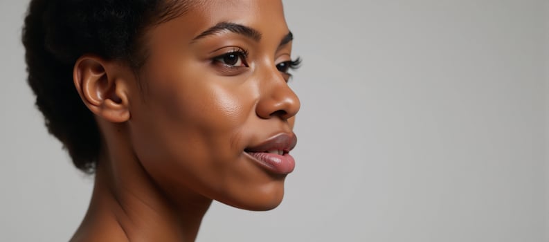 A captivating portrait showcasing the confidence beauty grace and diversity of an African American woman photo