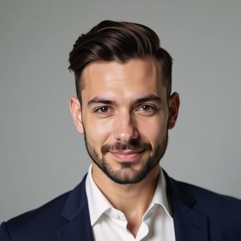 a man portrayed in a portraitstyle representation as a selfidentifying gay individual photo