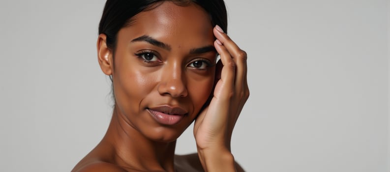 Portrait featuring an African American female subject photo