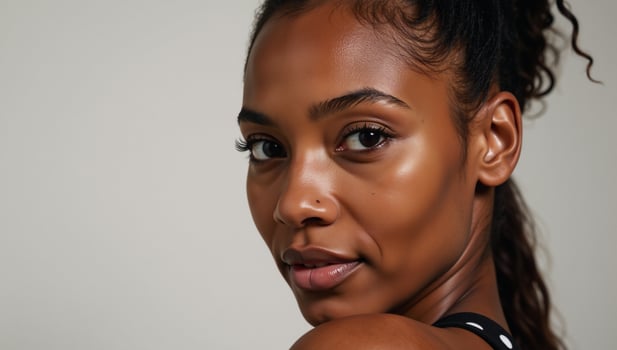 Portrait featuring an African American female subject photo