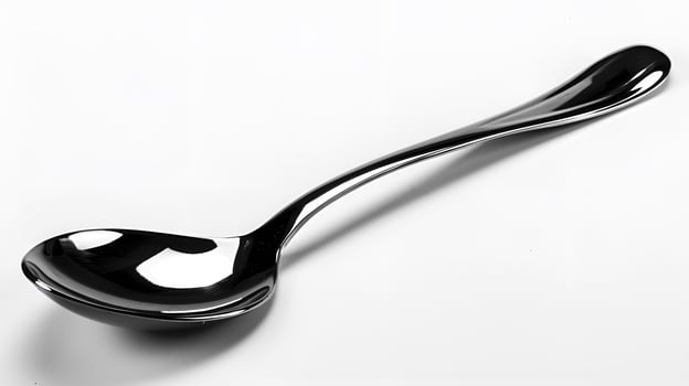 Plain Metal Spoon for Kitchen Use photo