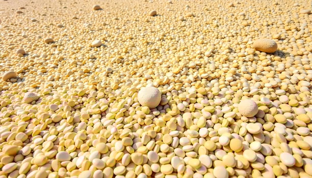 Coarse Sand Texture Background with Small Rocks photo