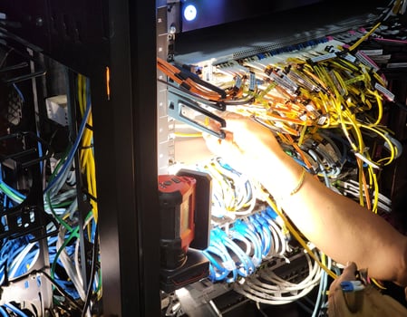 Fiber Optic Cables, Network, System, Server Room System Maintenance by Experts photo