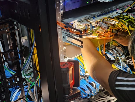 Fiber Optic Cables, Network, System, Server Room System Maintenance by Experts photo