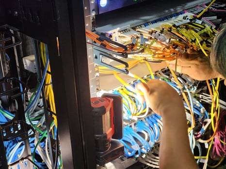 Fiber Optic Cables, Network, System, Server Room System Maintenance by Experts photo