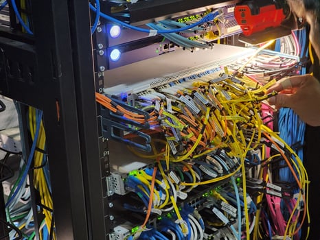 Fiber Optic Cables, Network, System, Server Room System Maintenance by Experts photo