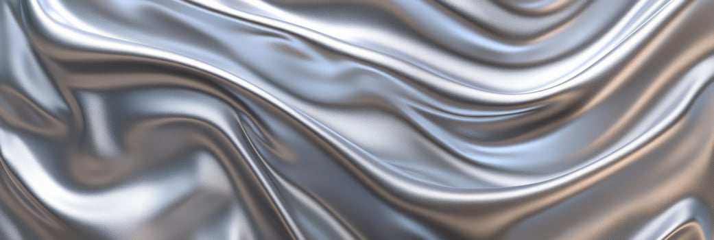 This metallic abstract pattern features smooth textures and vibrant gradients, offering modern elegance. Its ideal for backgrounds and tech concepts, enhancing spaces with its sophisticated look photo