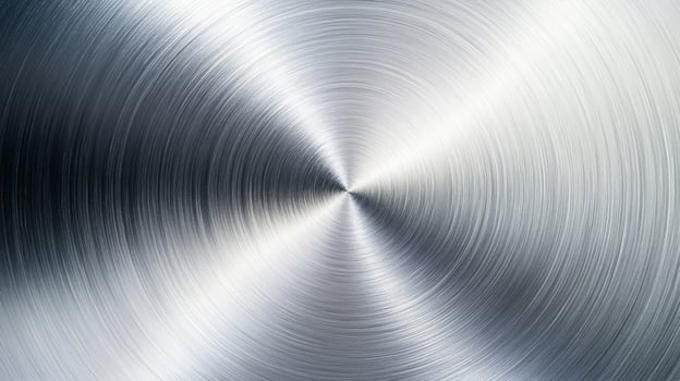 This exquisite piece has a reflective metallic silver surface with a unique brushed texture, perfect for contemporary industrial designs and modern aesthetics that many find appealing and chic photo