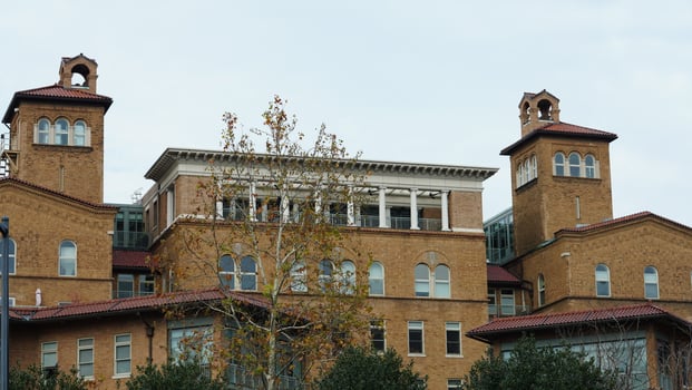 The Washington DC city view with the old architectures in autumn photo