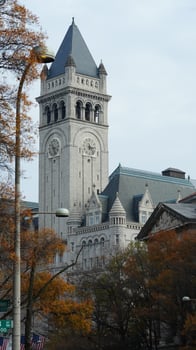 The beautiful Wshington DC city view in autumn photo