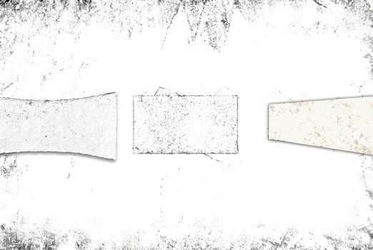 Rough, distressed border texture with black grunge edges and empty white center, ideal for overlay effects. photo