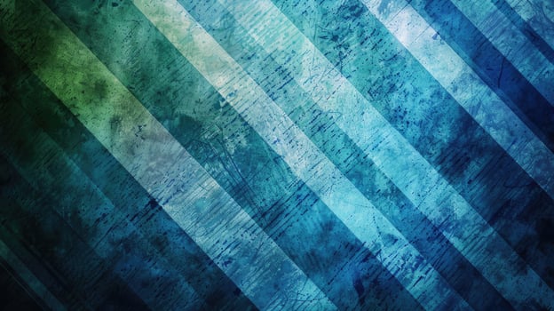Blue and green grunge stripes abstract tech background photo