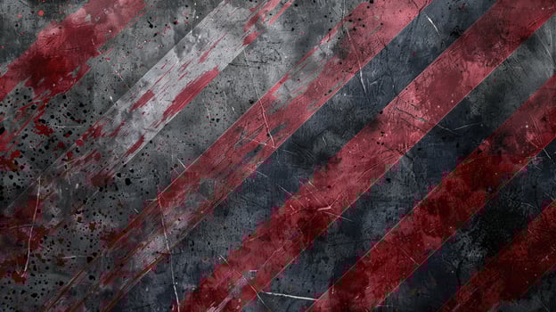Dark red and grey grunge stripes abstract banner design photo