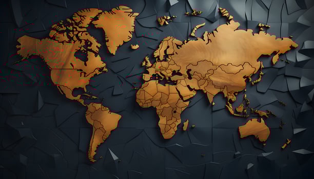 World map - abstract background photo