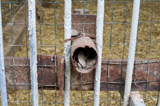 Old and rusty metal products. photo