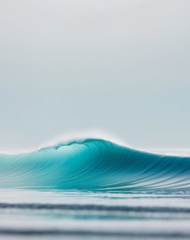 A wave is breaking on the ocean photo