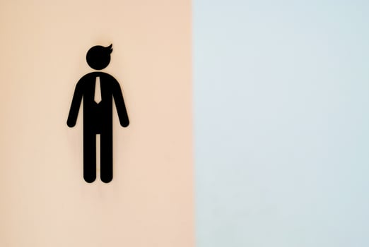 Symbol of toilet photo