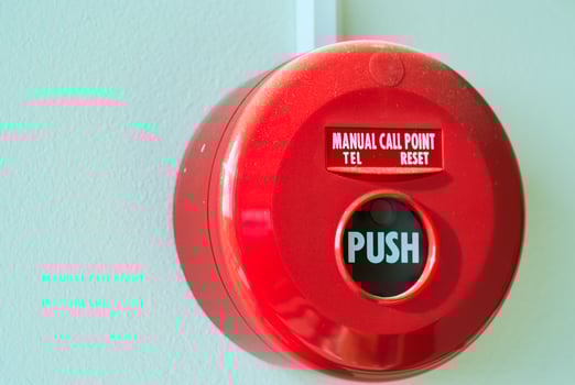 Fire Alarm near door fire photo