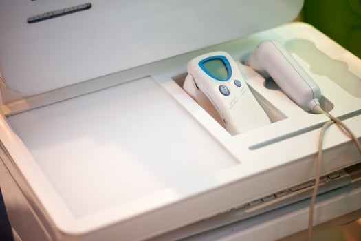 Skin tester for people healthy photo
