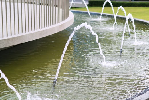 water fountain in hyman place photo