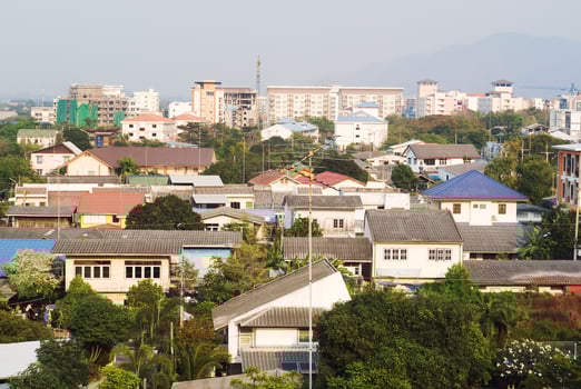 Thailand County aerial view photo