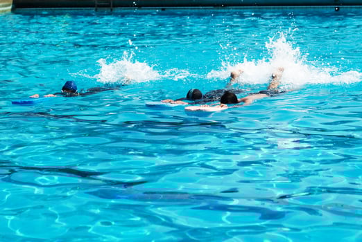 Swimming Pool with stair photo
