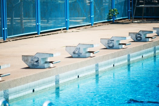 Swimming Pool with stair photo