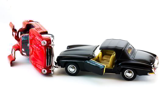 Sport car model in studio light photo