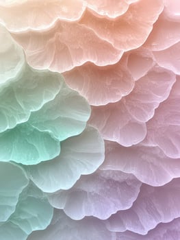 Pastel colored crystal formations photo