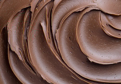 Smooth and creamy chocolate spread photo
