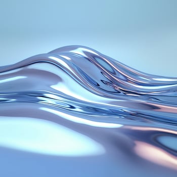 Smooth flowing liquid waves photo