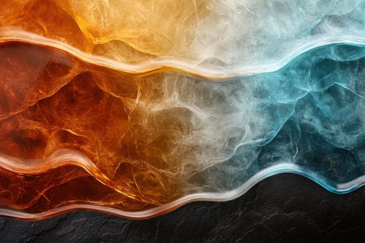 abstract swirling smoke and fire pattern photo