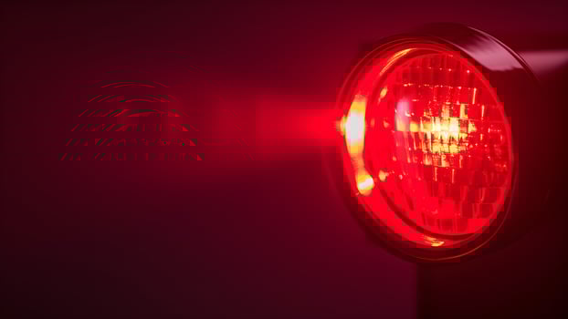 a red light emergency light photo