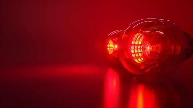 Emergency light on wall photo