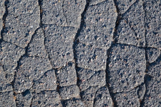 Macro photography of asphalt road texture close up photo