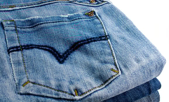 blue jeans close up photo