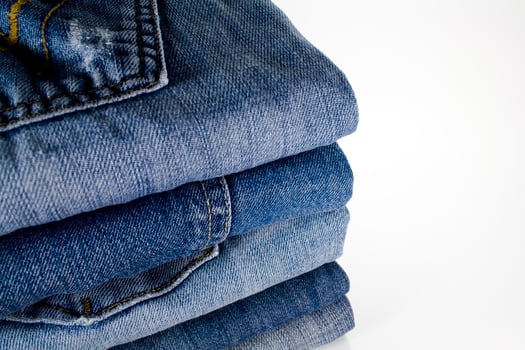 stack of jeans photo