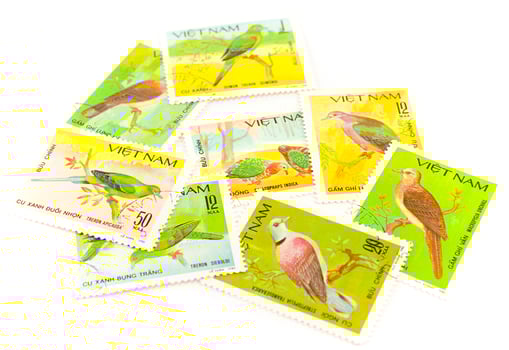 vietnam post stamps photo