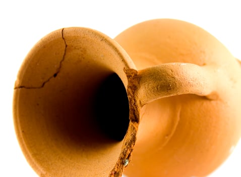 old amphora close up photo
