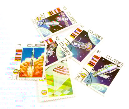cuba post stamps photo