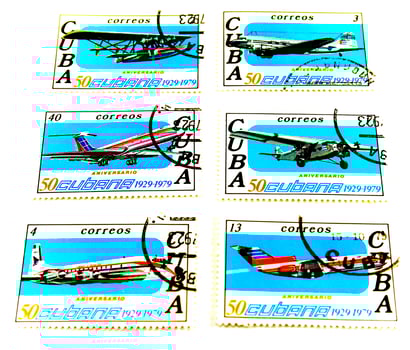 cuba post stamps photo