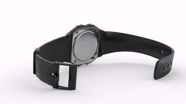 survival watch with white background photo