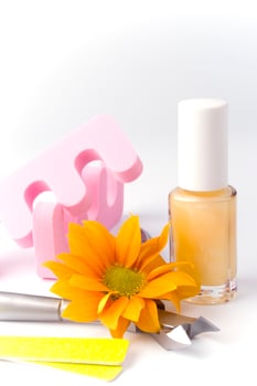 pedicure beauty set photo