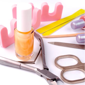 pedicure beauty set photo